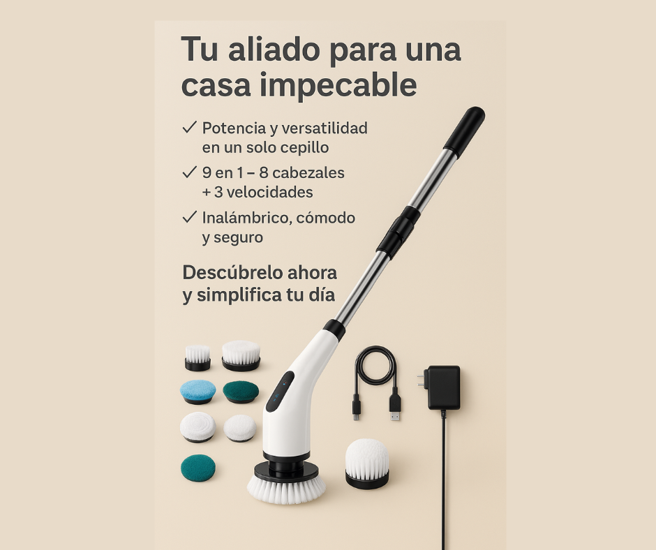 🔥🔥🔥Promocion Cepillo Eléctrico Multiuso 9 en 1 [Últimas Unidades]🔥🔥🔥