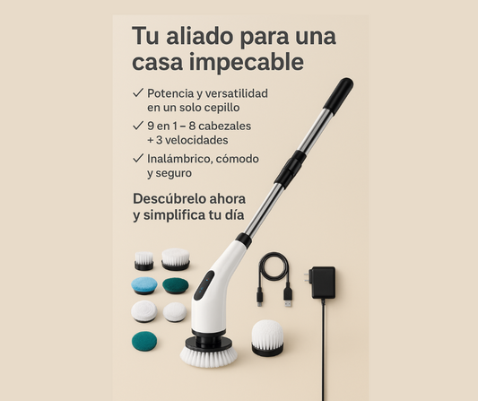 🔥🔥🔥Promocion Cepillo Eléctrico Multiuso 9 en 1 [Últimas Unidades]🔥🔥🔥
