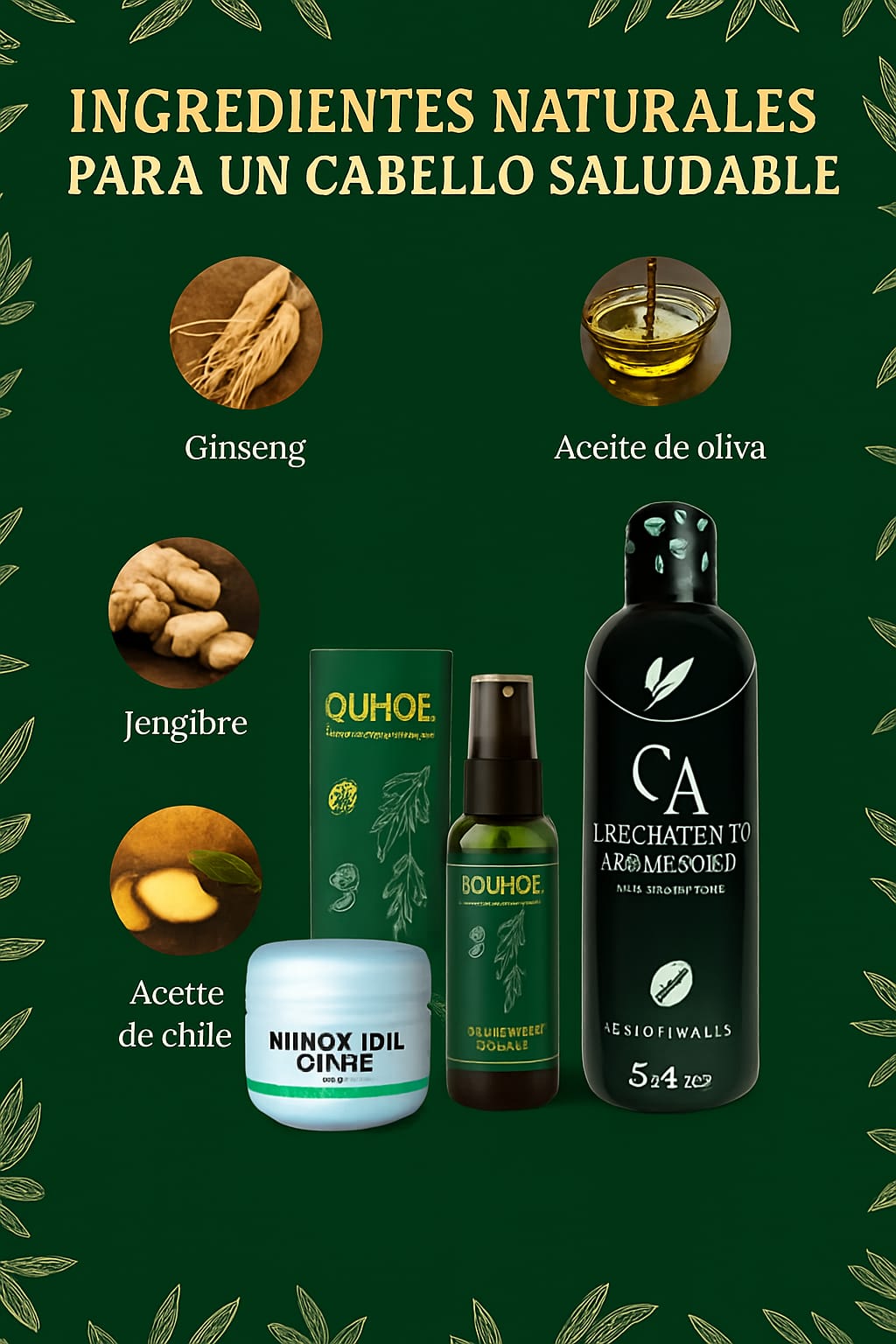 🔥 COMBO CRECIMEINTO CABELLO(X3) [ ÚLTIMAS UNIDADES]🔥