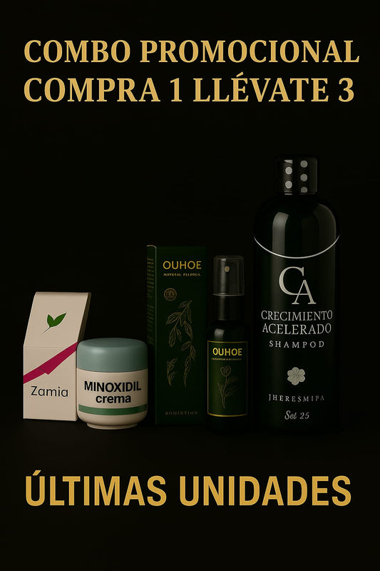 🔥 COMBO CRECIMEINTO CABELLO(X3) [ ÚLTIMAS UNIDADES]🔥